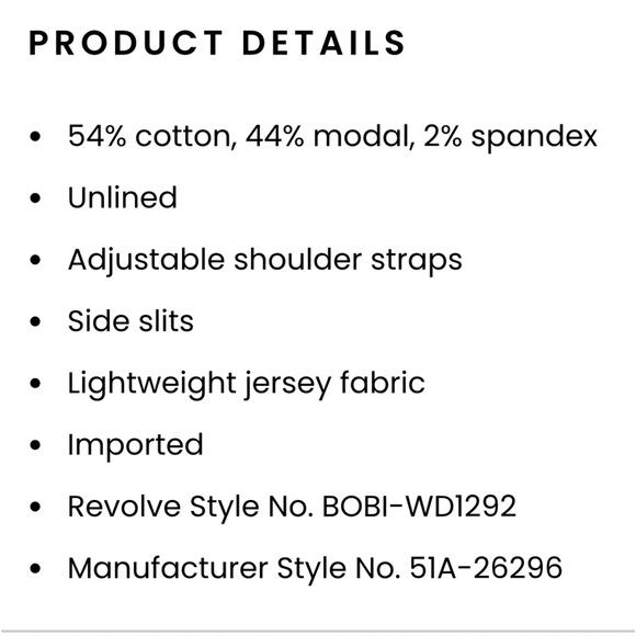 BOBI NWT MAXI DOUBLE SIDE SLITS WITH OPEN BACK DRESS - Picture 9 of 9